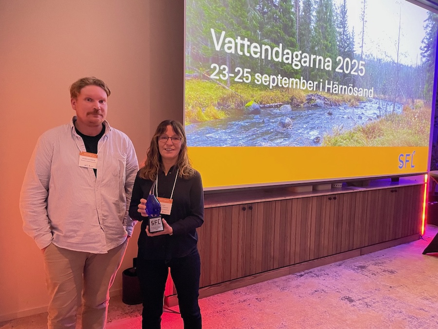 Älvdalens Utbildningscentrum tar emot Levande vattenpriset